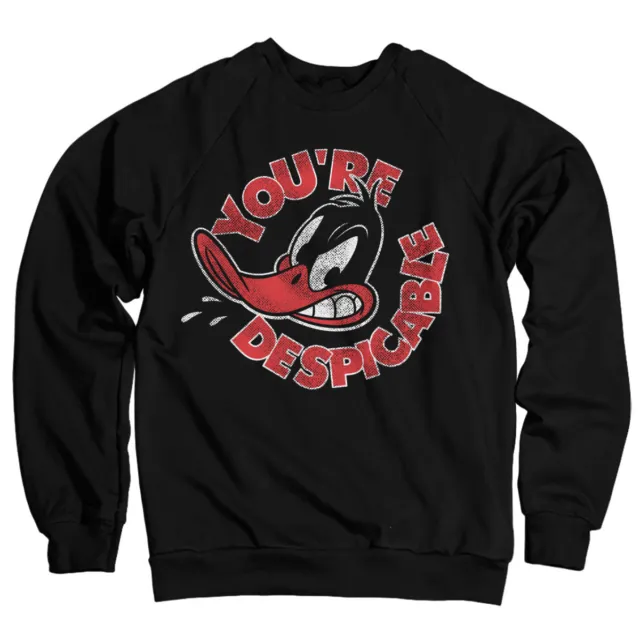 Officially Licensed Daffy Duck - You're Despicable Sweatshirt S-XXL Sizes