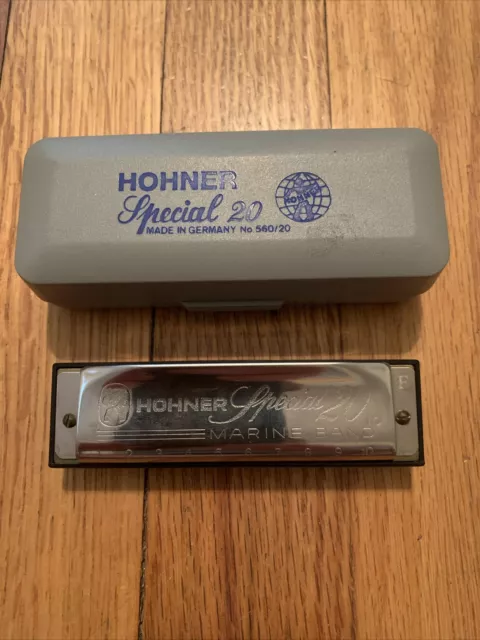 SPECIAL 20 Progressive Harmonica by M Hohner GERMANY - Key of F