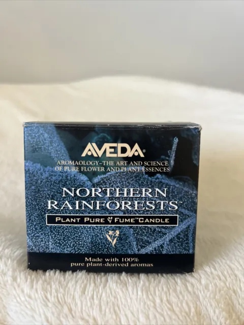 Aveda Candle Northern Rainforest Aromalogy Rare Discontinued NIB Gass