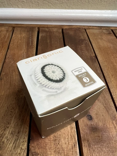 Nuevo fabricante de equipos originales Clarisonic Repuesto Piel Sensible Cabezal de Cepillo Facial Paquete Doble de 2