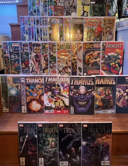 46 Mixed Marvel Lot Thanos She-Hulk Tales To Astonish Low 1st Bid Several Key