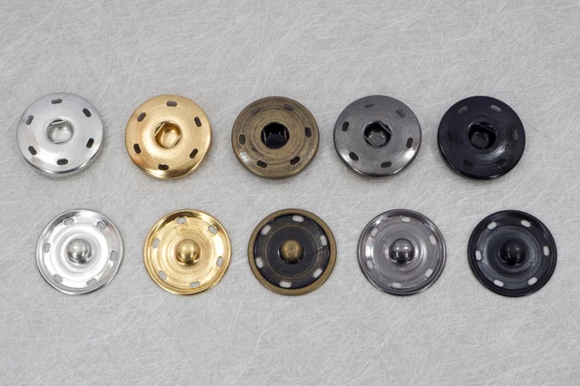 Set Handpresse, Druckknöpfe S-Feder Knöpfe Snaps Buttons Rostfrei