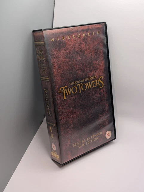 THE LORD OF the Rings Two Towers VHS Special Widescreen Edition ...