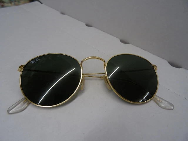 Lunettes de soleil ROUND METAL en Or et Vert - RB3447