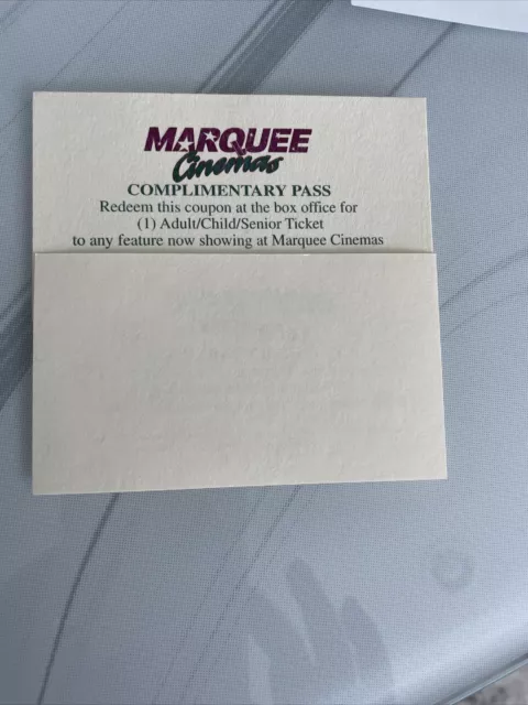 20 Marquee Cinemas Movie Tickets