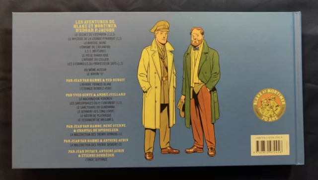 Blake et Mortimer Das Testament von William S. Jacobs riecht Juillard italienisches Format 2