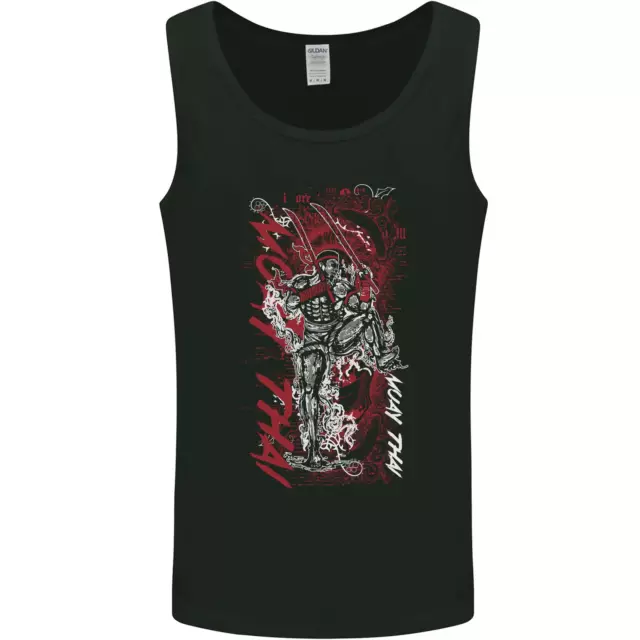 Muay Thai Fighter Warrior MMA Martial Arts Mens Vest Tank Top