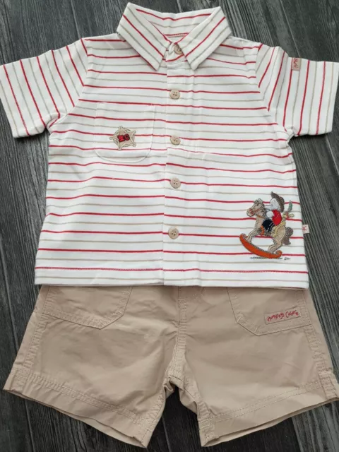 Bnwot Humphreys Corner Rides Again Top & Shorts 6-9 Months Gift Summer Holiday
