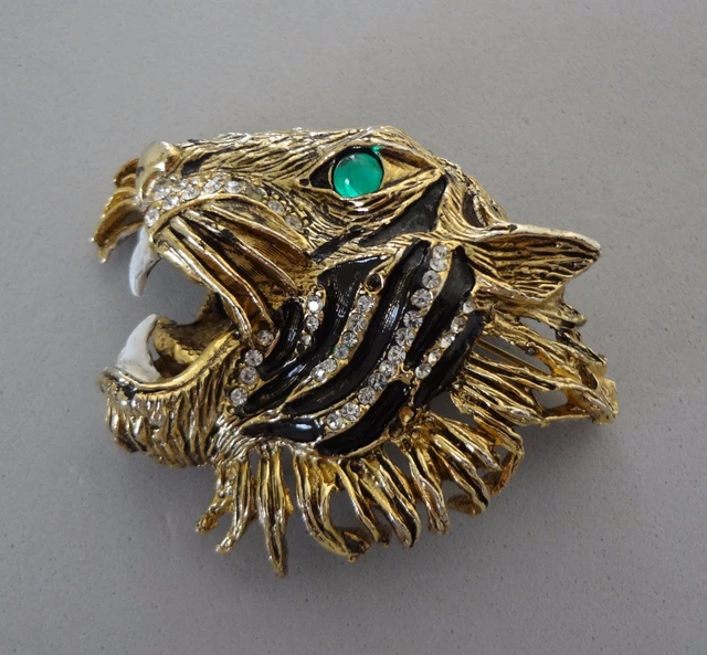 Hattie carnegie hotsell tiger brooch