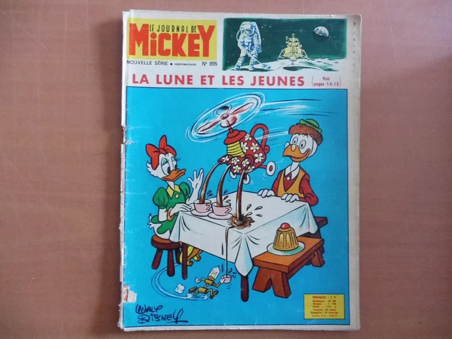 Journal De Mickey N°973 - Année 1971 - BD Vintage Franco-belge - Très Bon état