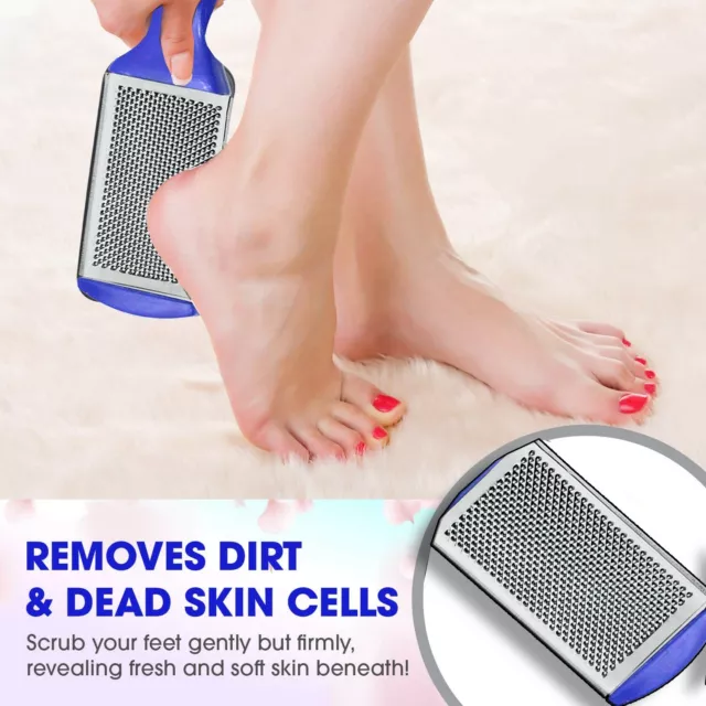 FOOT RASP Double Sided Hard Dead Skin File CALLUS Remover Scrubber Pedicure NEW