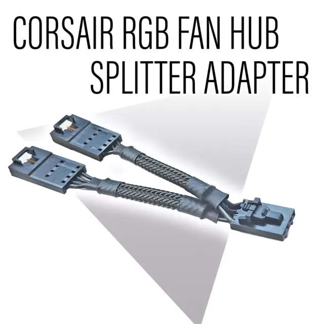 Corsair RGB Ventilador Hub Adaptador Divisor