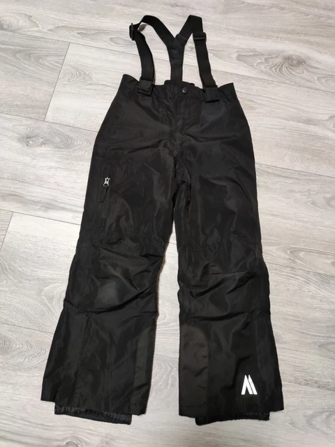 Kinder Schneehose Skihose Gr. 122/128 schwarz Jungen Mädchen