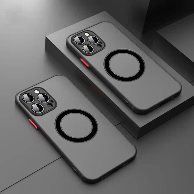 Coque Silicone Aimantée MagSafe Pour IPhone 11, 12, 13, 14, 15, 16 Pro Max - Générique