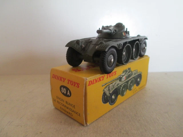 Dinky Toys - 1:43 - EBR Panhard ( ref:80A) et Char AMX 13T. - Catawiki