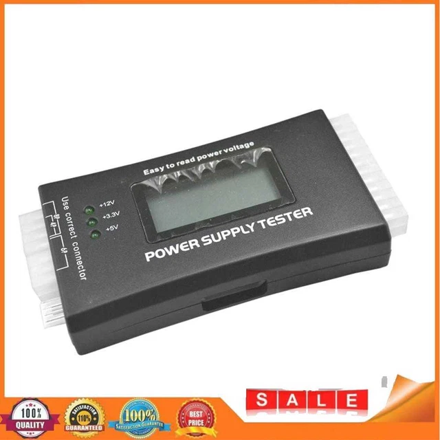 Tester alimentatore computer display LCD 20/24 pin misura per ATX BTX ITX TFX