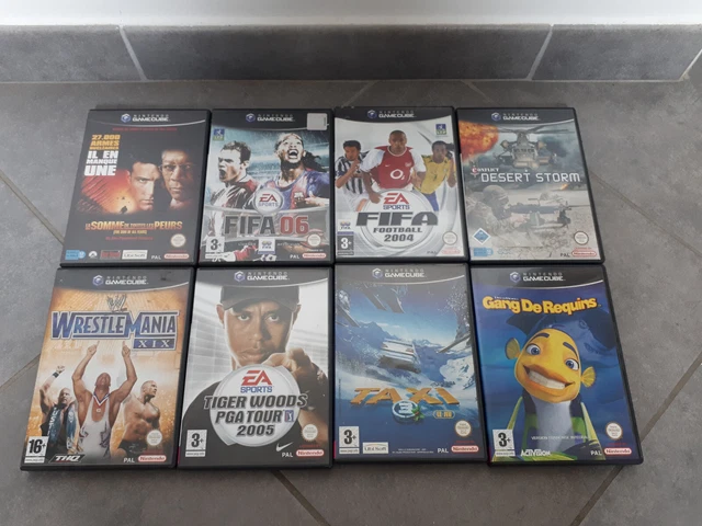 Lot de 8 jeux pour Nintendo GameCube