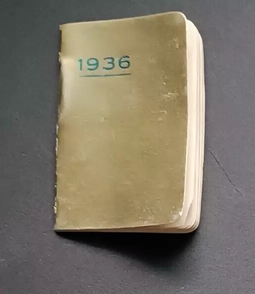 Calendarietto Francese  1936