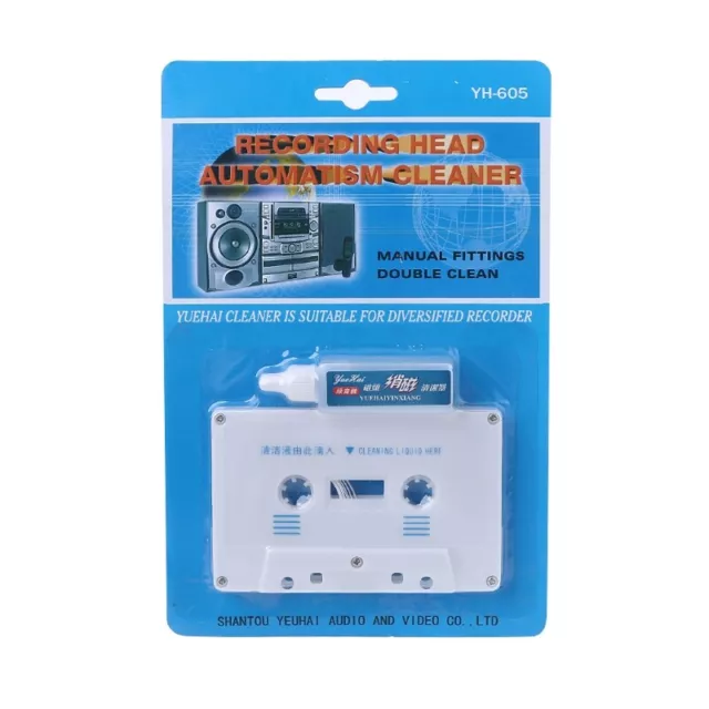 Cassette Tape for Head Cleaner & Demagnetizer for all  cassette deck player