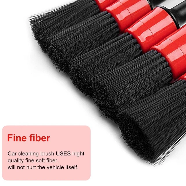 5X VEHICLE WHEEL Brush Car Detailing Brush Car Wash Soft Brush Detail