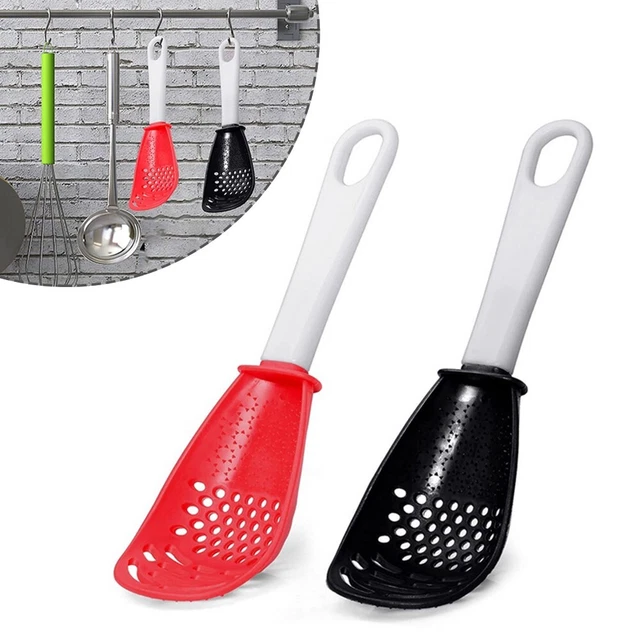 Utensili da cucina cucchiai da cucina 8,85 x 2,75 x 1,79 pollici nero/rosso