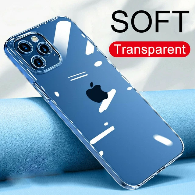 Ultra Thin Clear Case For iPhone 14 13 12 11 Pro XS XR X 7 8 6 Soft TPU Silicone
