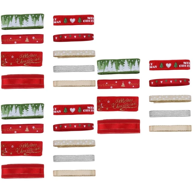 27 Pcs Weihnachten Band Urlaub Haar Bögen Band Weihnachten Haar Band