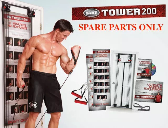 SPARE PARTS BODY by Jake Tower 200 Resistance Band Workout DOOR Gym 34.95 PicClick AU