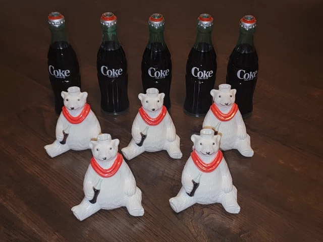 COCA COLA String Lights Christmas Tree Coke Strand 10 Covers  Bottle Vintage