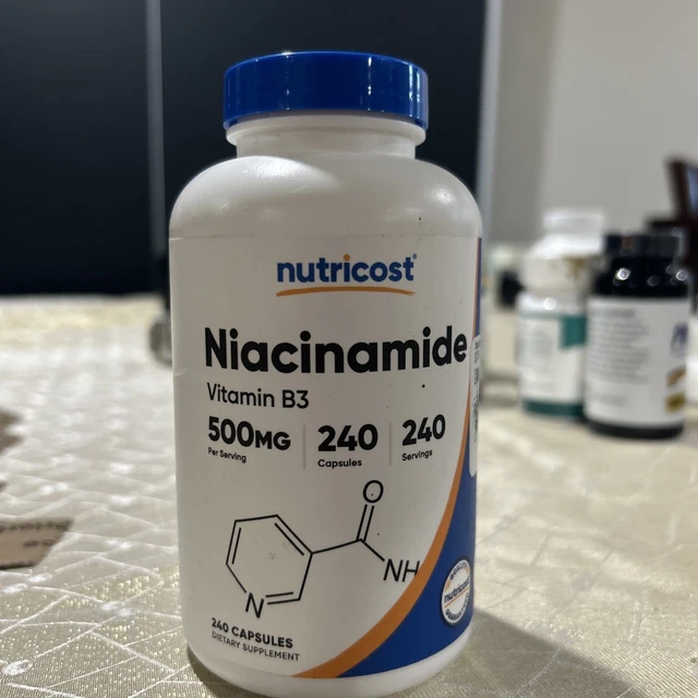 NUTRICOST NIACINAMIDE (VITAMIN B3) Capsule 240 Count 15.99 PicClick