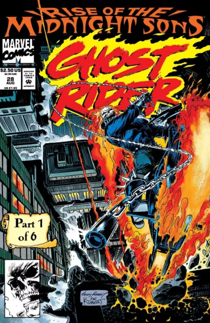 Marvel Comics Ghost Rider #28 Modern Age 1992 First Midnight Sons Lilith