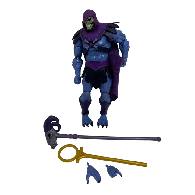 Masters of the Universe, Skeletor Action Figure, 9-in MOTU Battle Figure, Gift for Kids Age 6 and Older and Adult Collectors, GYV17