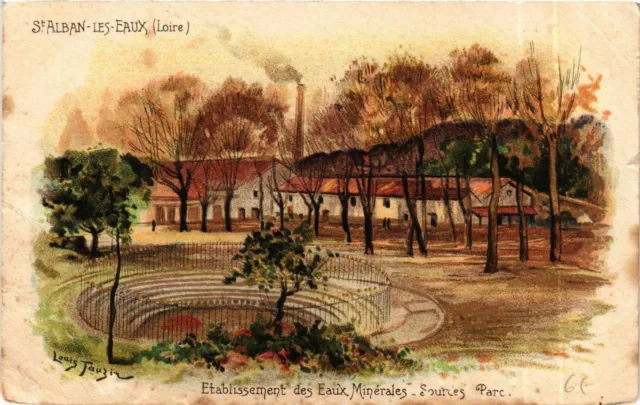 CPA Saint-Alban-les-Eaux - Establishment of Mineral Waters FRANCE (916081)