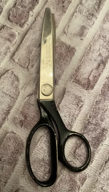 Vintage Wiss Pinking Shears 7" Scissors CB7 Sewing Crafts Right Handed