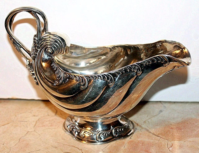 French Louis XV Sterling Silver Sauce Boat c 1770