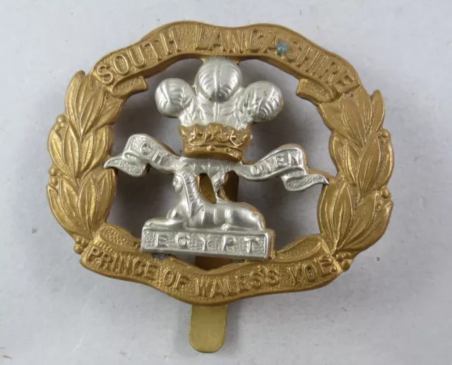 Military Cap Badge South Lancashire Regiment British Army Infantry