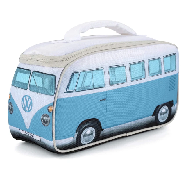 Sac De Couchage Réversible Vintage 1970 - Ushuaïa - Bleu Et Orange - Style VW Combi