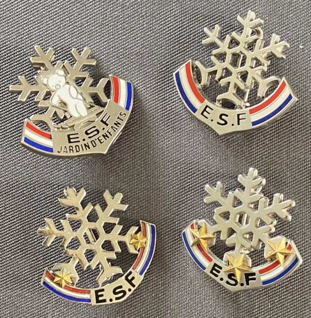 Insigne, broche ESF école de ski Français VARS - FR Insigne, broche ESF école de ski Français VARS - FR