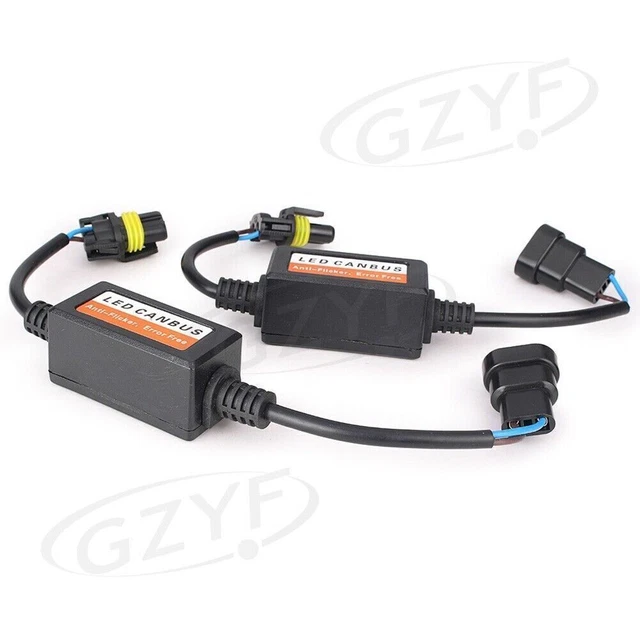 12V HB3 Load Resistor Decoder Warning Error Canceller For Car LED Fog Lights