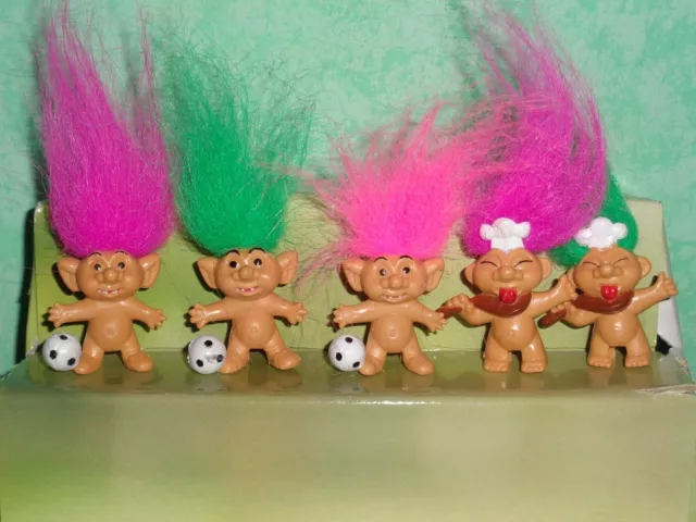 MINI Troll personaggi vintage decora matita sorpresine 2