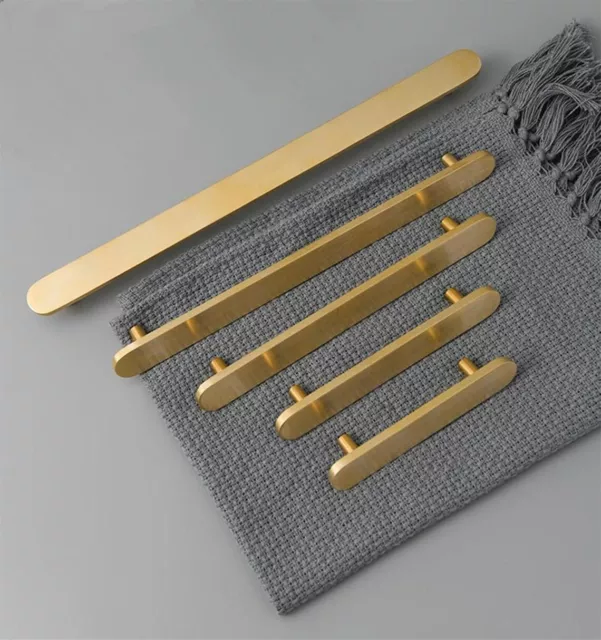 Brass Cupboard Drawer Pull Dresser Pulls Knob Cabinet Handles Wardrobe Handle
