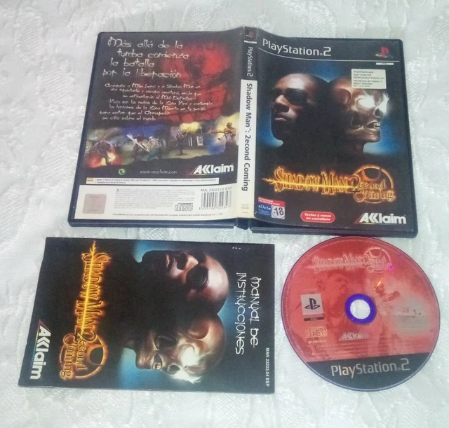 SHADOWMAN 2 2ND COMING ps2 pal España playstation 2 second spa shadow man 2econd
