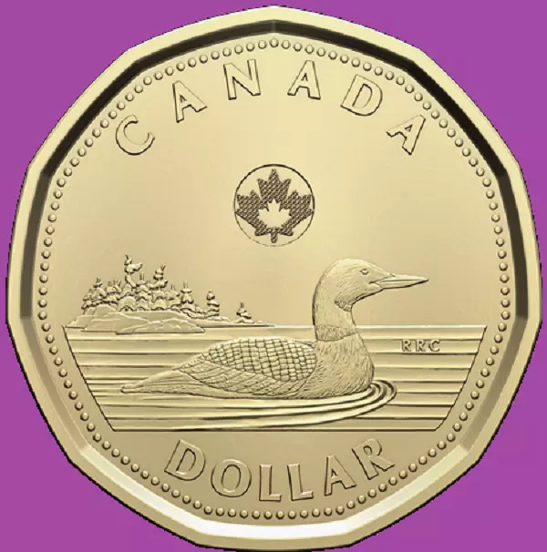 2023 Canada One Dollar Loonie. Mint UNC. $1 Loon Coin