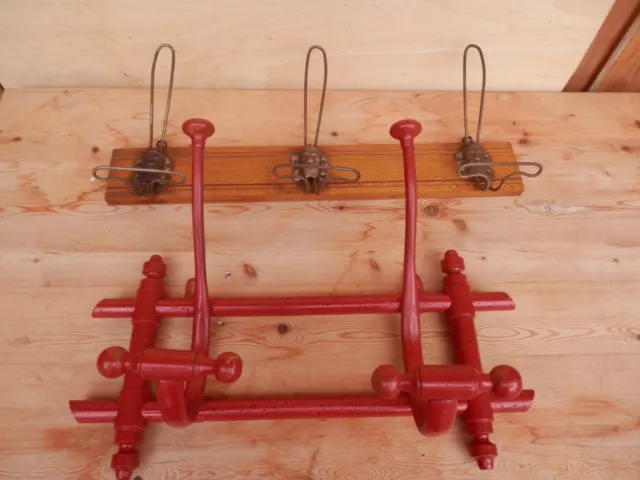 Thonet Appendi Abiti A Due Posti Rosso  Fine 800 E Stile Art Deco'