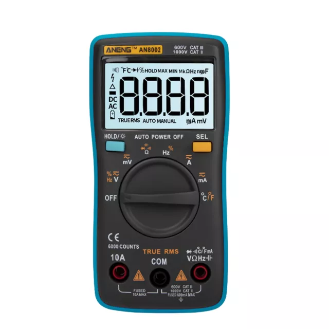 ANENG AN8002 6000 Counts True RMS Multifunctional Digital Multimeter Q1T2