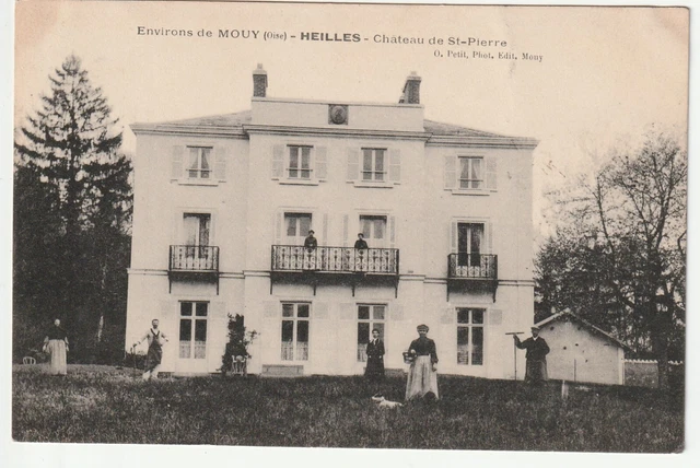 HEILLES Environs de MOUY - Oise - CPA 60 - le Chateau de St Pierre