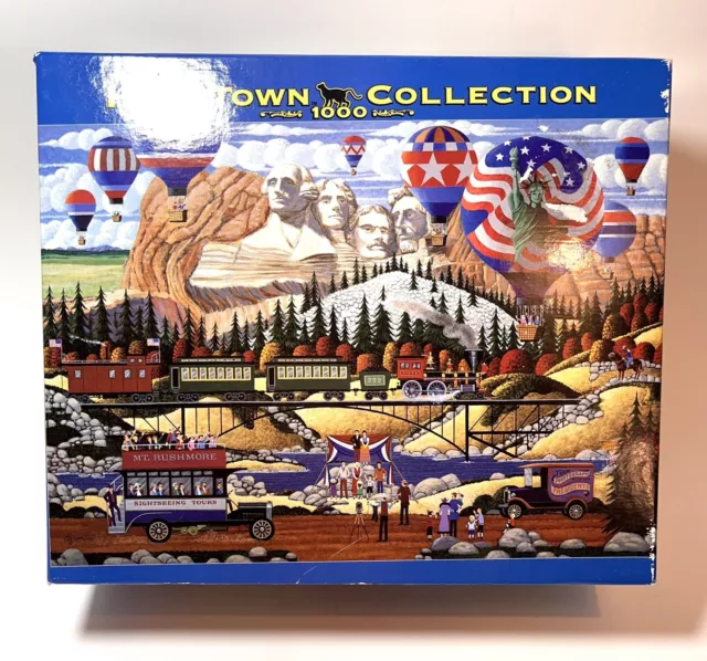 Hometown Collection "Mt Rushmore" 1000 Piece Jigsaw Puzzle Heronim 2003