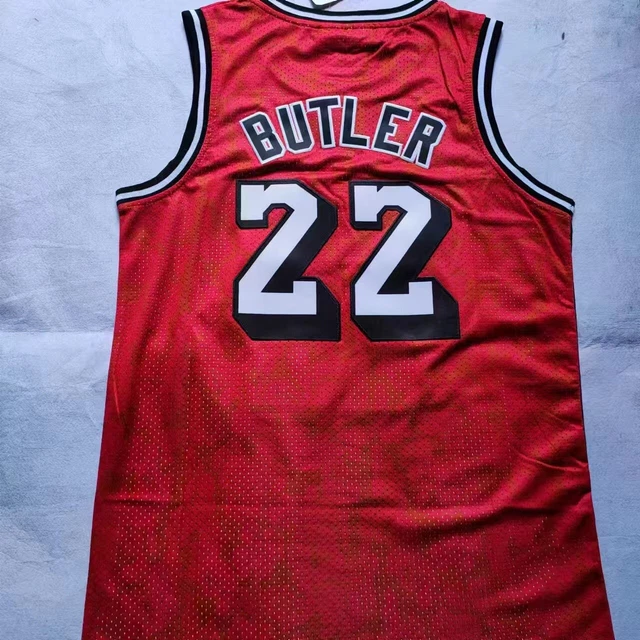 Jimmy Butler Miami Heat Swingman Jersey Mens Sz 50 L Blue Pink is Faded 22
