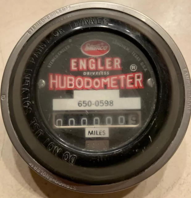 Vintage STEMCO ENGLER Instrument Co. Driveless Hubodometer 650-0598