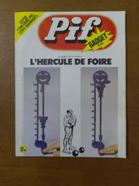Pif gadget n°261 hebdomadaire V.F (sans le gadget) - Février 1974